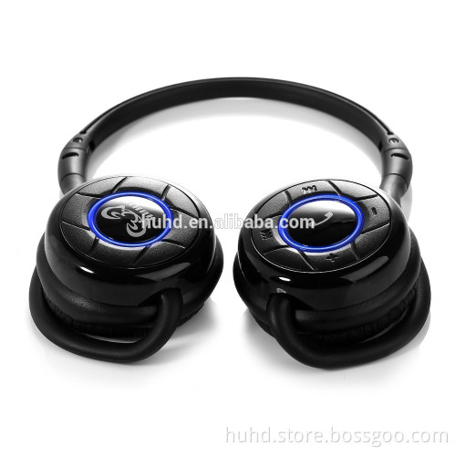 Wireless bluetooth sport neckband headphone with microphone